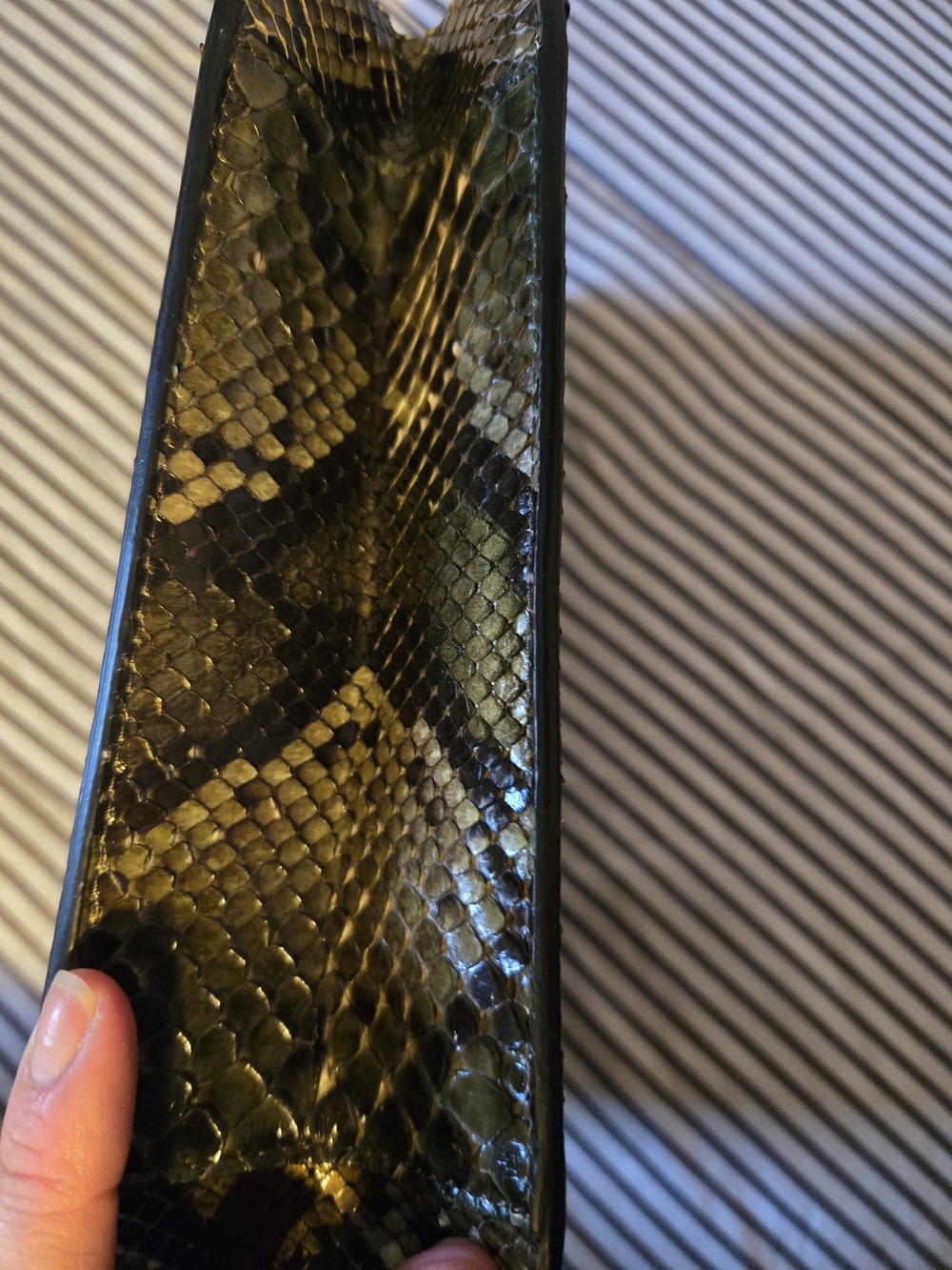 Versace Virtus Python Bag - Picture 7 of 9
